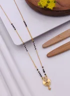 Alloy Gold Plated Mangalsutra for Women, Gold
