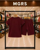 Typography Cotton Top & Bottom Set for Boys 