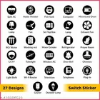 Vinyl Switch Stickers (Multicolor, Pack of 560)