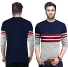 Round Neck Colorblocked T-Shirt for Men 