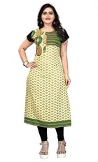 AK Fashion Mall Women Crepe Kurti 