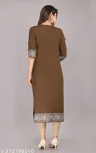 Rayon Solid Kurti for Women 