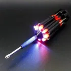 Shopper52 Screwdriver Set with 6 LED Lights, Multi-functional kit & magnetic heads Precision Screwdriver Set 