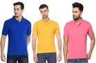 Polo Solid T-shirts for Men, Pack of 3 
