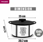 Stainless Steel Casserole with Lid 