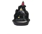 Poly Resin Shiva Murti Showpiece with 51 Pcs Backflow Smoke Cones 