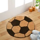 Microfiber Anti Skid Doormat, Brown 