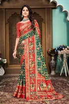 Silk Printed Saree for Women 