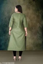 Floral Rayon Kurti for Women 