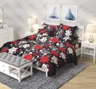 Printed Double Bedsheet with 2 Pillow Covers 