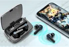 Wireless Bluetooth Earbuds with Charging Case (Black)