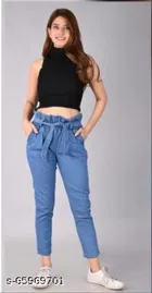 Denim Jeans for Women (Blue, 30)