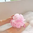 Basicare Luxe White Loofah Sponge Body Scrubber Gentle Exfoliating Sponge Pack of 2