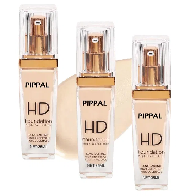 Pippal HD Foundation (35 ml, Pack of 3)