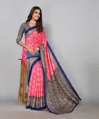 Saree with Unstitched Blouse for Women 