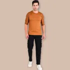 Lycra Nylon Logo Printed Track Pant for Men 