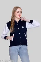 Fleece Solid Jackets for Women 