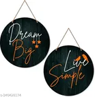 MDF Wooden Wall Hanging Quotes 