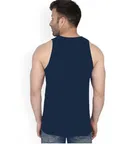 Poly Blend T-shirts for Men, Navy Blue 