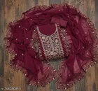 Georgette Punjabi/All Over Suits Semi-Stitched Suits 