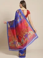 Mysore Silk Printed Saree for Women 