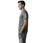 Polyester Printed Co-Ord Set for Men, Grey 