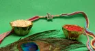 Metal Rakhi with Greeting Card & Roli Chawal 