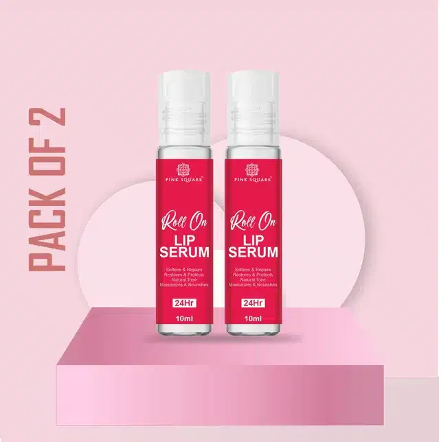 Roll On Lip Serum (Pack of 2, 10 ml)