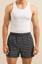 Polycotton Checkered Boxers for Men 