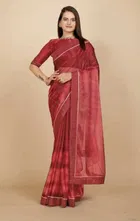 Lycra Blend Printed Saree for Women 