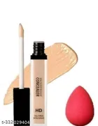 Liquid Concealer with Makeup  Blender (Multicolor, Set of 2)