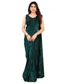 Lycra Sequence Saree for Women 