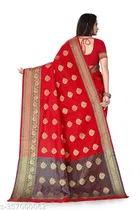 Banarasi Silk Zari Woven Saree for Women 