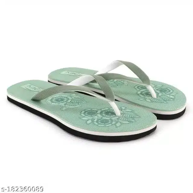 Slippers for Women (Green, 4)