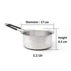 POOJA Aluminum Sauce Pan 