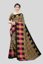 Art Silk Printed Saree for Women 