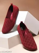 Shoetopia Solid Mesh Ballerinas 