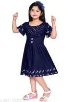 Rayon Frock for Girls 