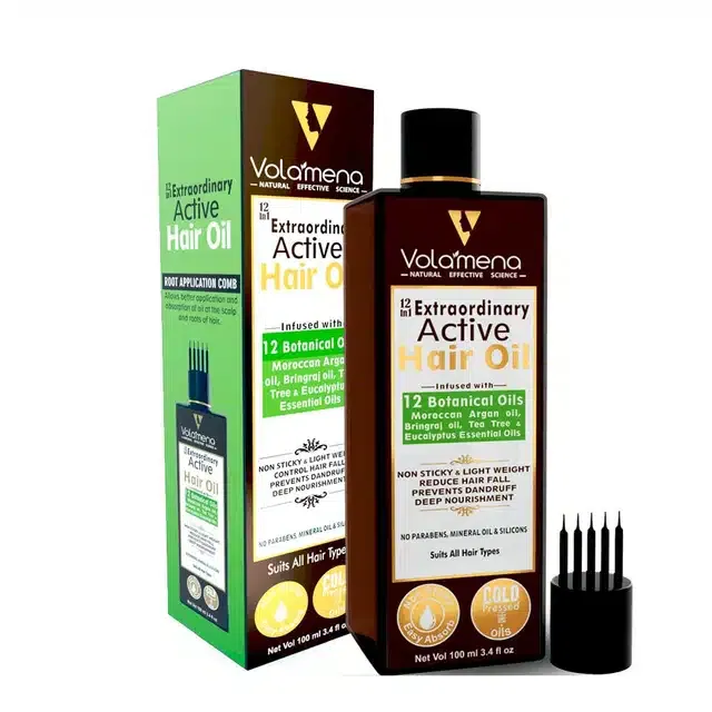 Volamena 12 in 1 Extraordinary Active Hair Oil (100 ml)