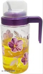Plastic Oil Dispenser Bottle (Purple, 990 ml)