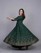 Viscose Rayon Kurti for Women, Green 