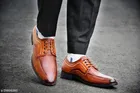 Formal Shoes for Men (Tan, 6)