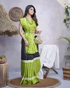 Art Silk Printed Saree for Women 