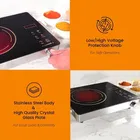 Immutable Infralite Pro ICT 2200W Black Infrared Cooktop, Auto Shut Off & Overheat Protection 
