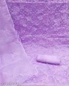 Organza Unstitched Suits for Women 
