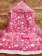 Organza Unstitched Dress Material for Women 