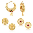 Alloy Gold Plated Earrings for Women 