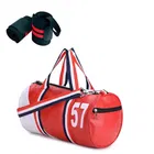PU Leather Gym Bag with Wristband for Men & Women 