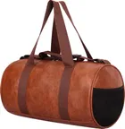 PU Gym Bag [40 L, Tan]