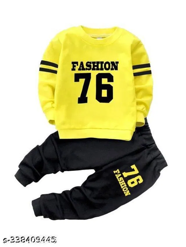 Cotton Blend Clothing Set for Boys (Multicolor, 2-3 Years)